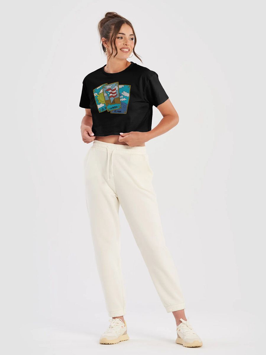 Borinken Tarot Crop Top - El Sol, El Mar, La Patria product image (5)