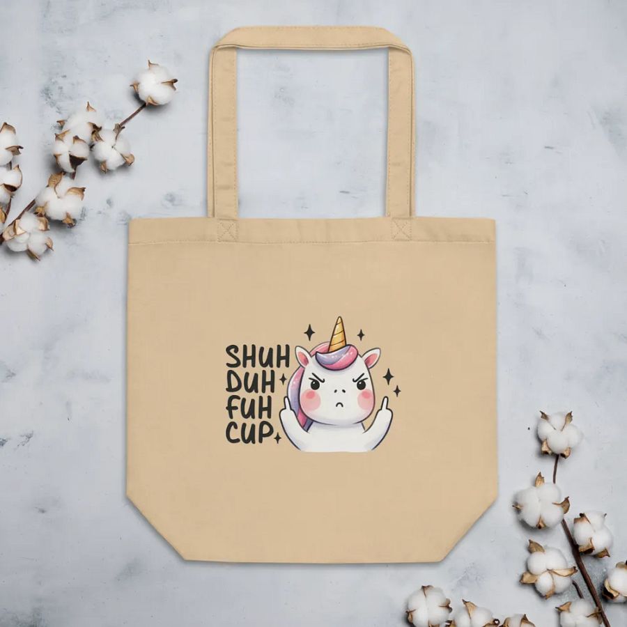 Angry Unicorn Eco-Friendly Tote Bag product image (4)