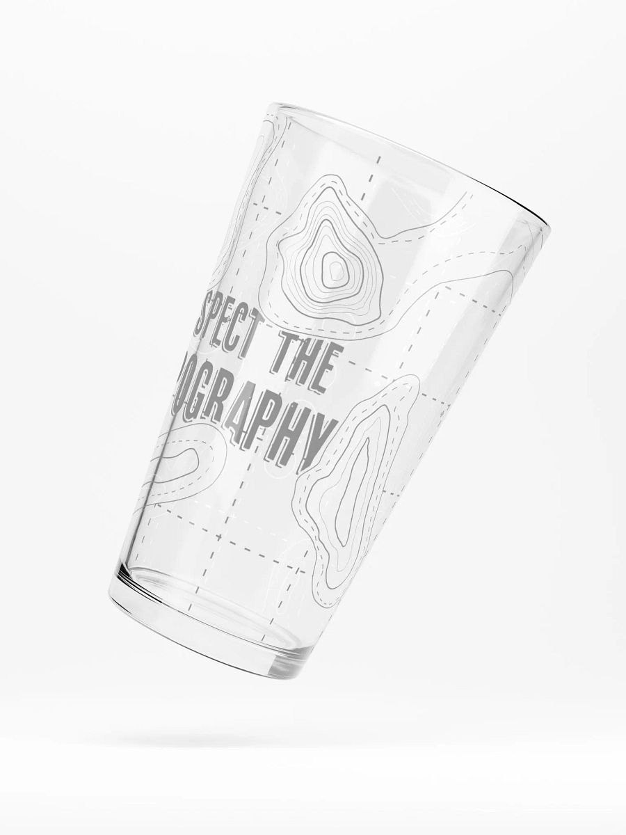 Respect the Topography - Beer Glass product image (5)