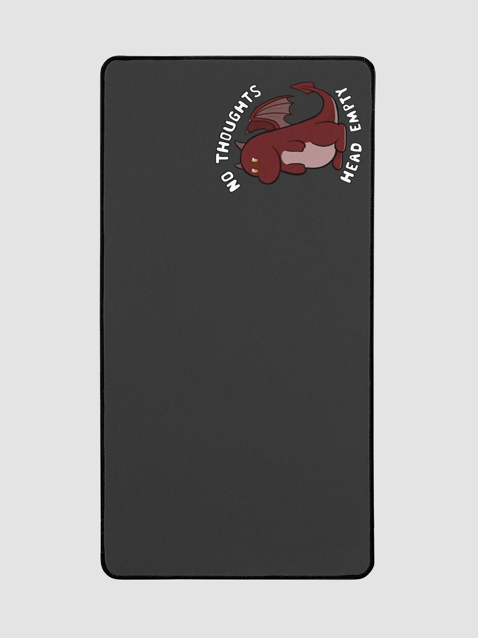 Arthur The ADHD Dragon - No Thoughts Head Empty - Desk Mat product image (2)