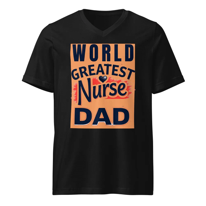 Heartfelt Nurse Dad V-Neck Tee product image (1)