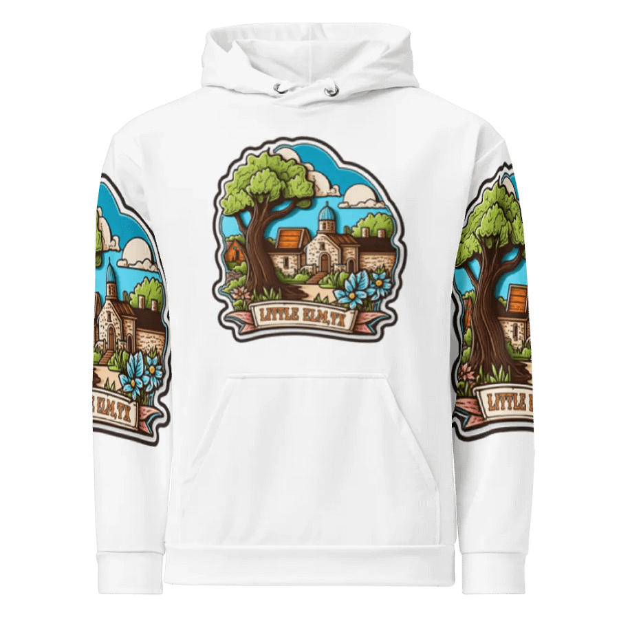 Little Elm Texas All-Over Scenic Hoodie product image (1)