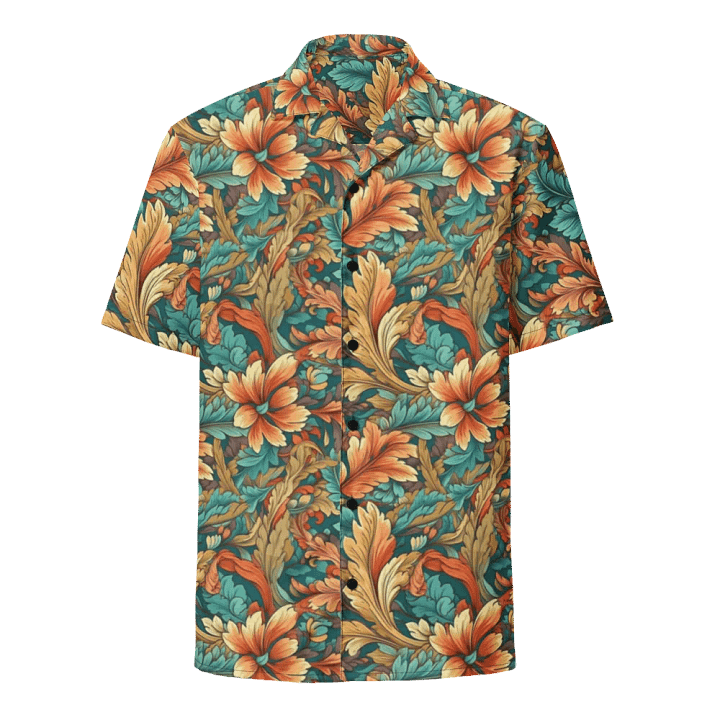 Art Nouveau Pattern-Seamless Vintage Floral Design Hawaiian Shirt product image (1)