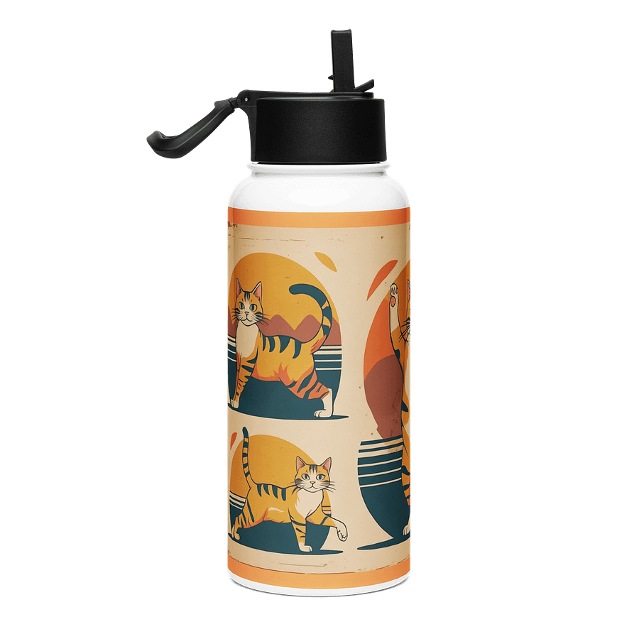Zen Cats Stainless Steel Water Bottle product image (4)