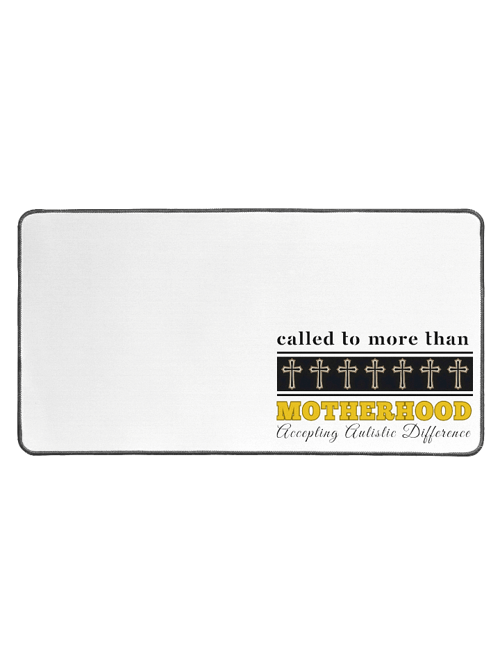 Called To More Than Motherhood Desk Mat | Christian Faith | Autism Awareness | Gift to Mom product image (1)