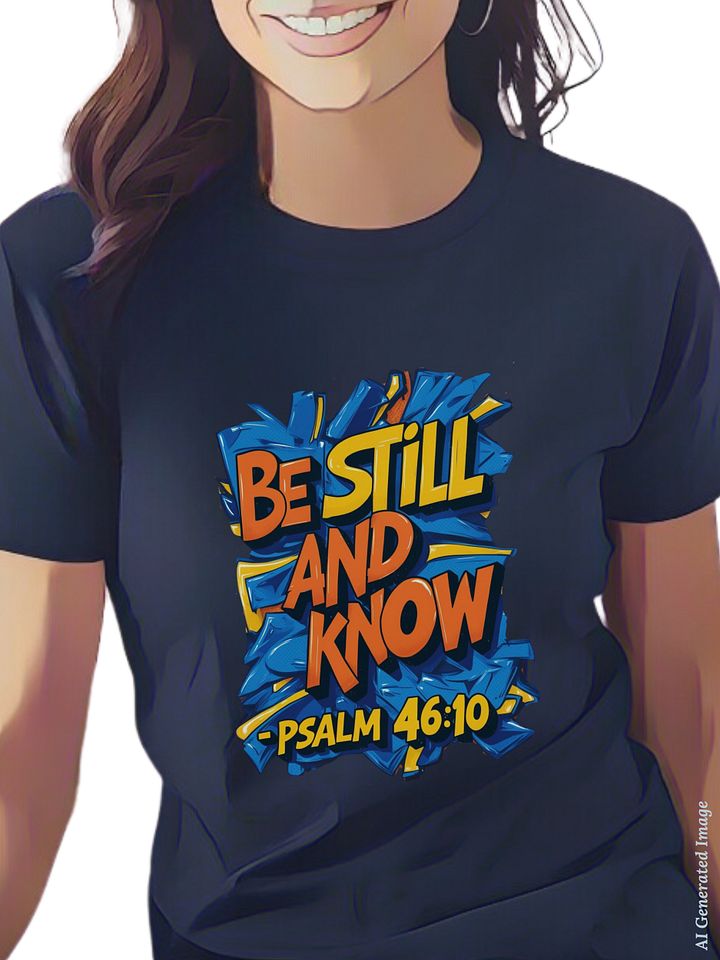 Psalm 46:10 Comic Style product image (1)