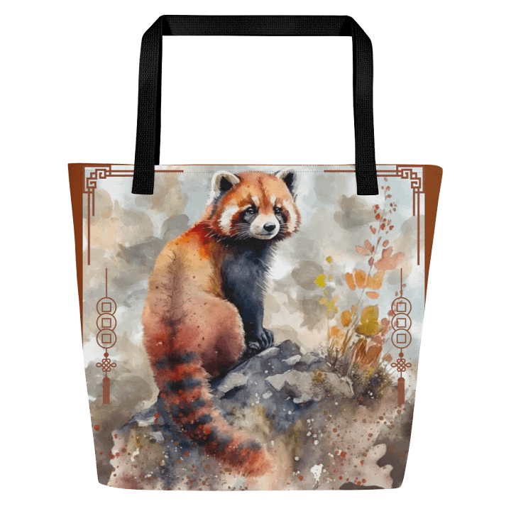 Red Panda Tote Bag product image (1)