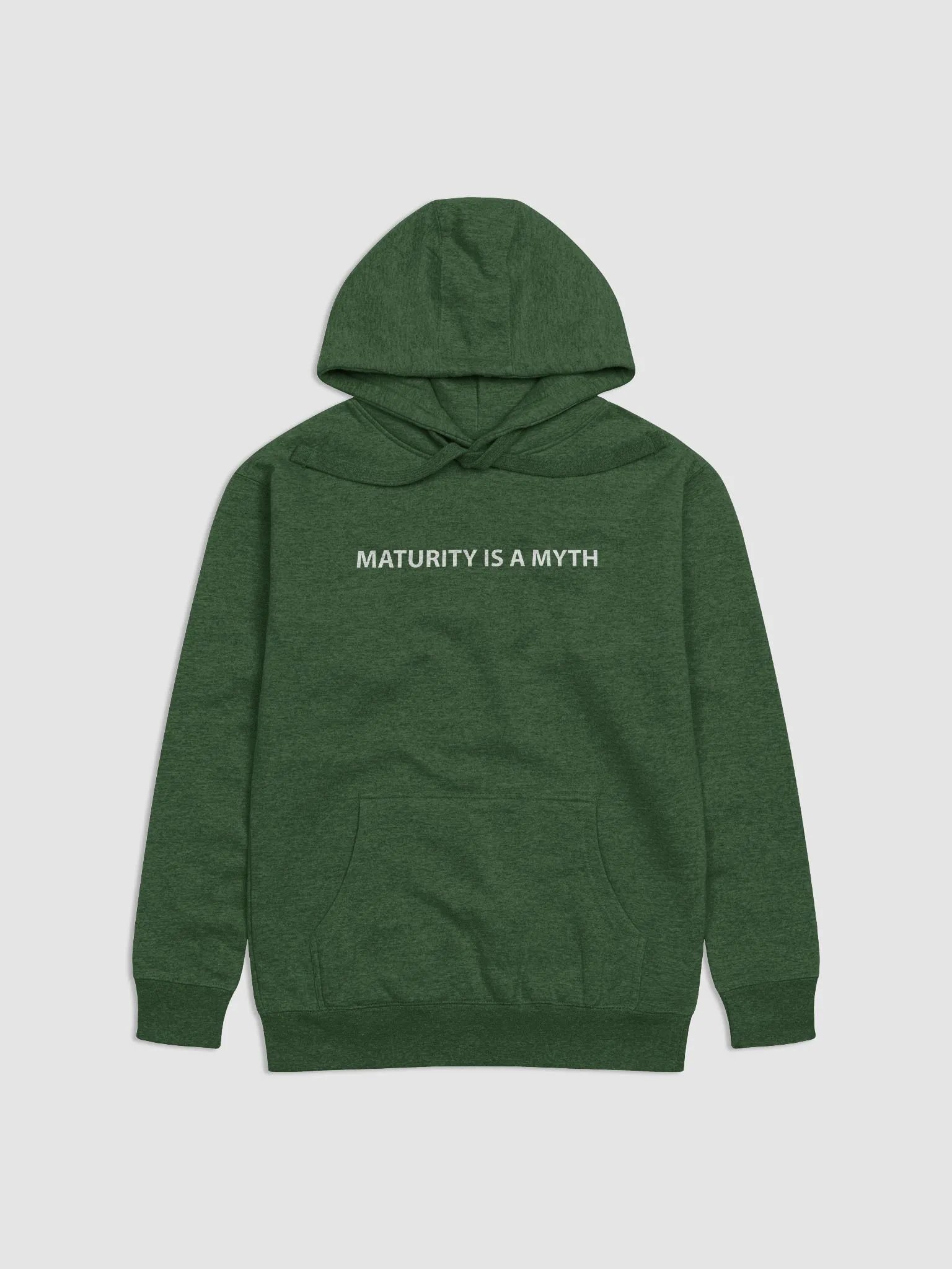 Maturity Is A Myth Forest Green Hoodie product image (1)