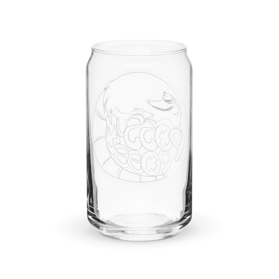 Possum Posse Can Shaped Glass WHT product image (8)