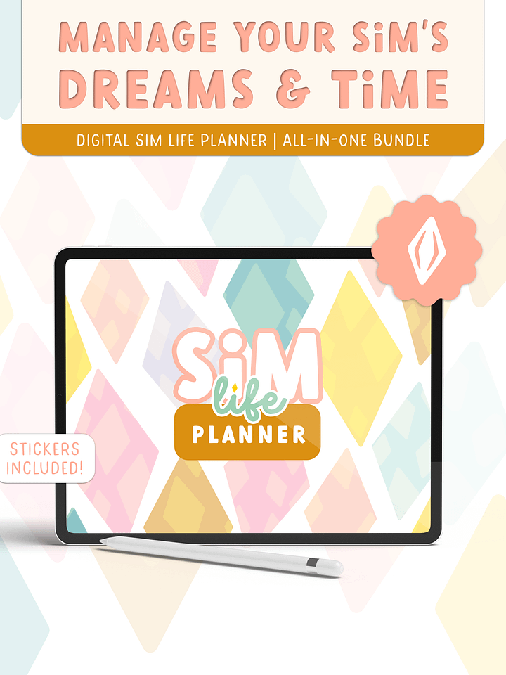 Digital Sim Life Planner Bundle product image (1)