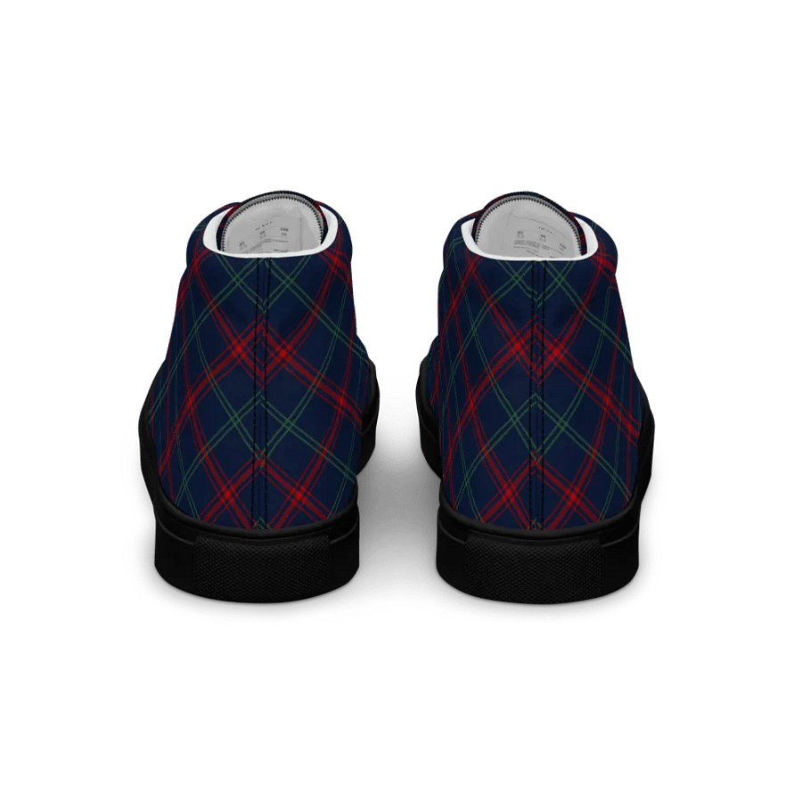 Lynch Tartan Men's High Top Shoes product image (6)
