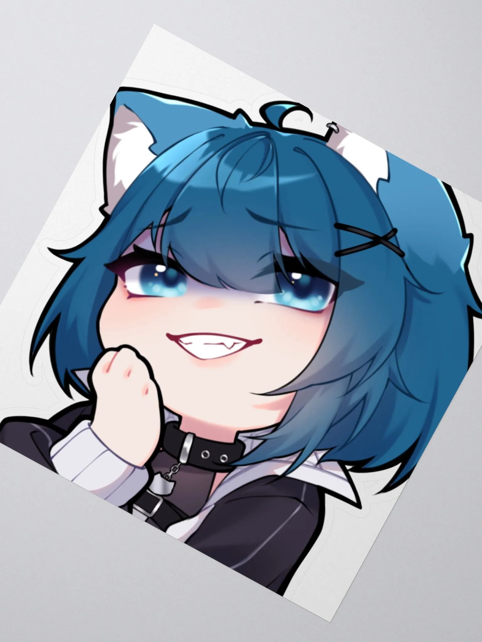 Tsunami Smirk Sticker product image (2)