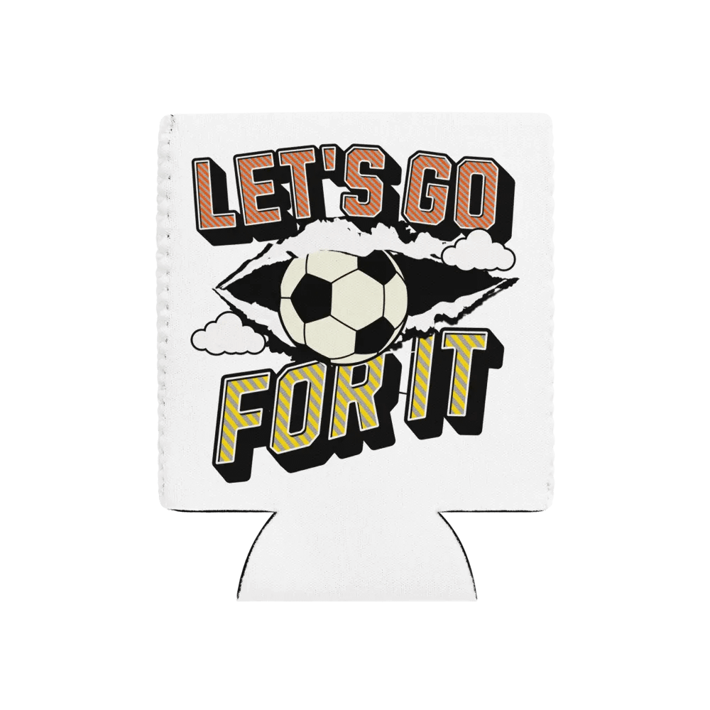 Let's Go for It Soccer Ball Can Cooler product image (1)