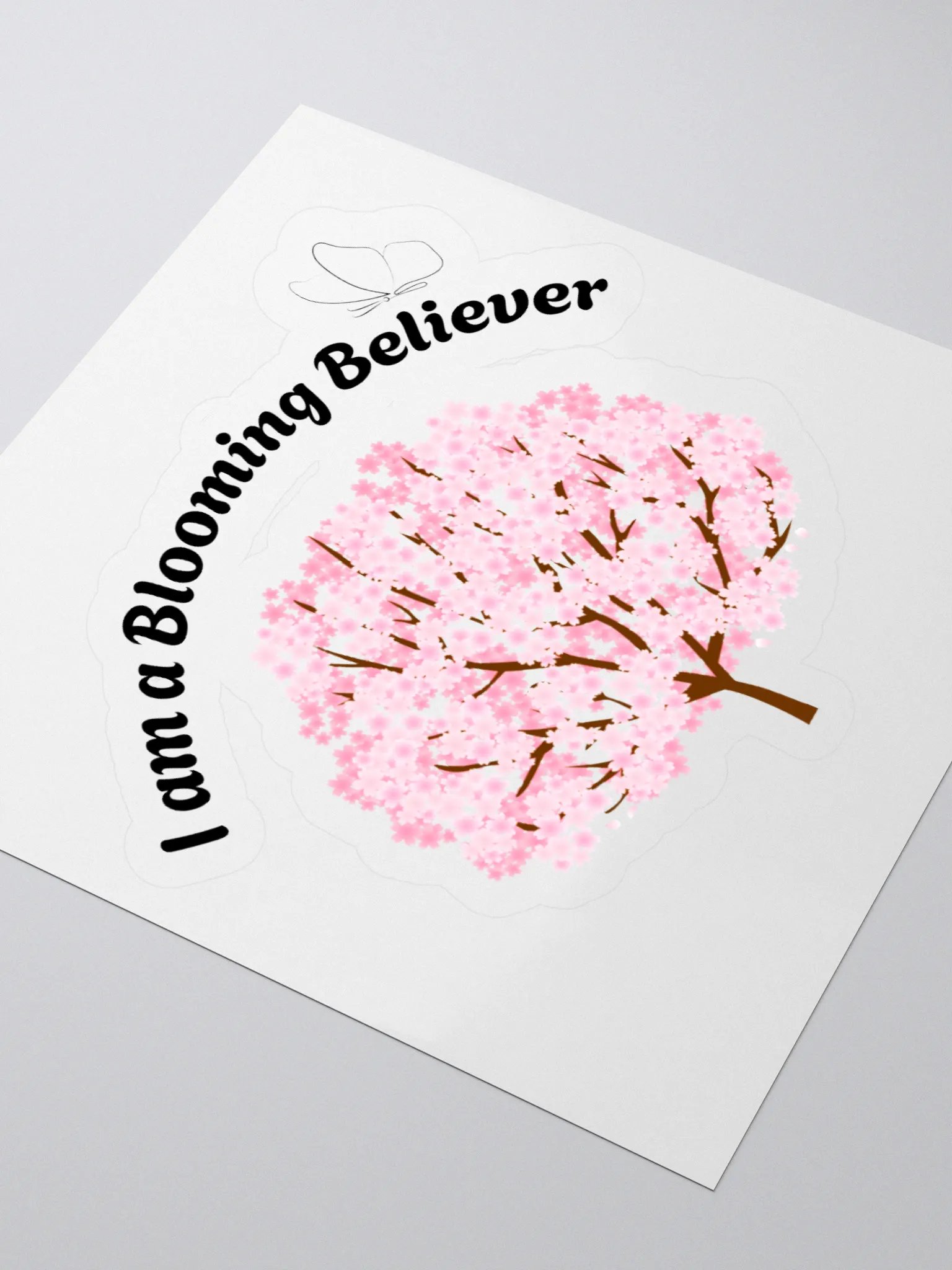 I am a Blooming Believer Kiss Cut Sticker product image (3)