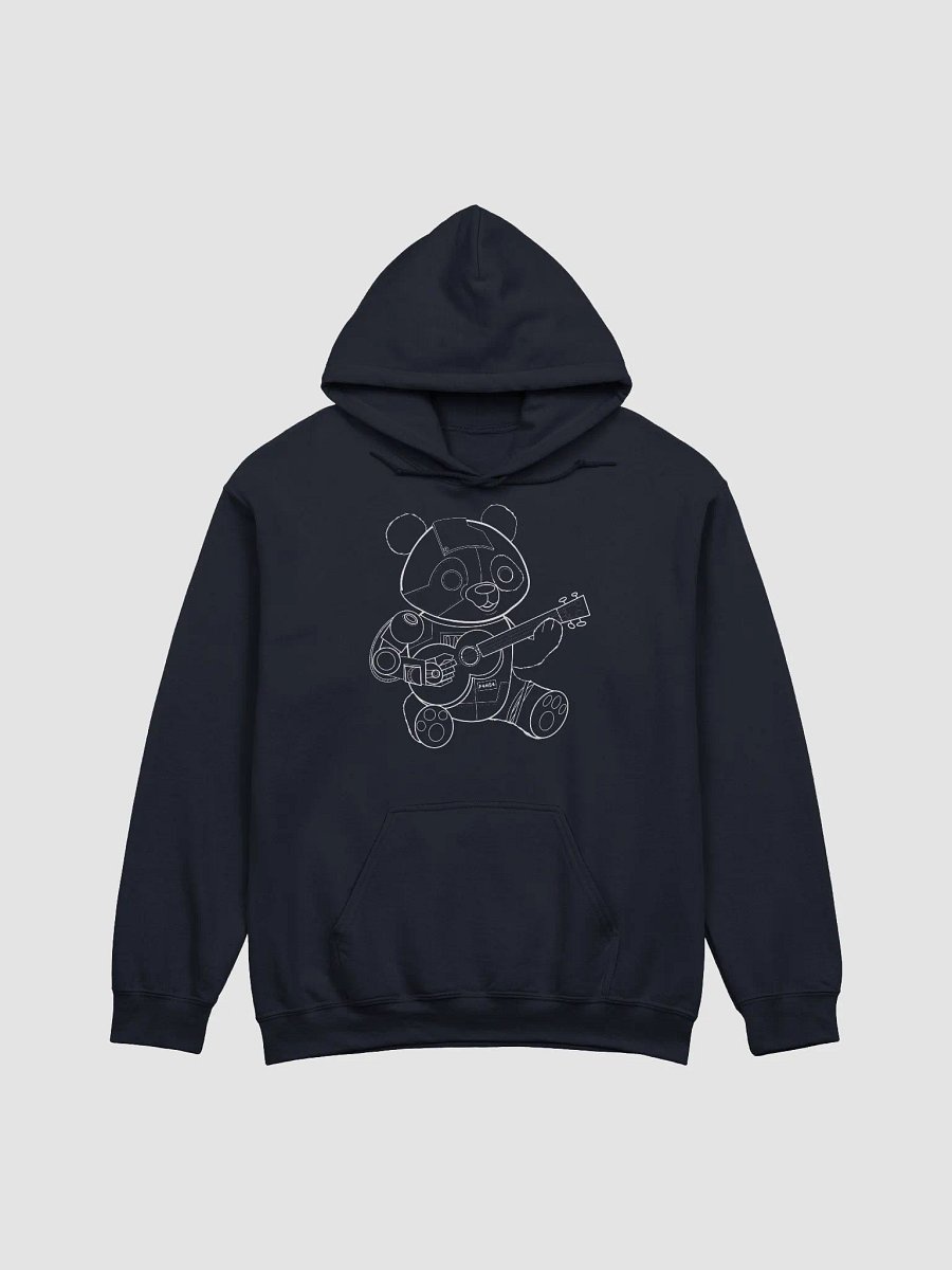Cyborg Panda w/Ukulele Outline Hoodie product image (2)