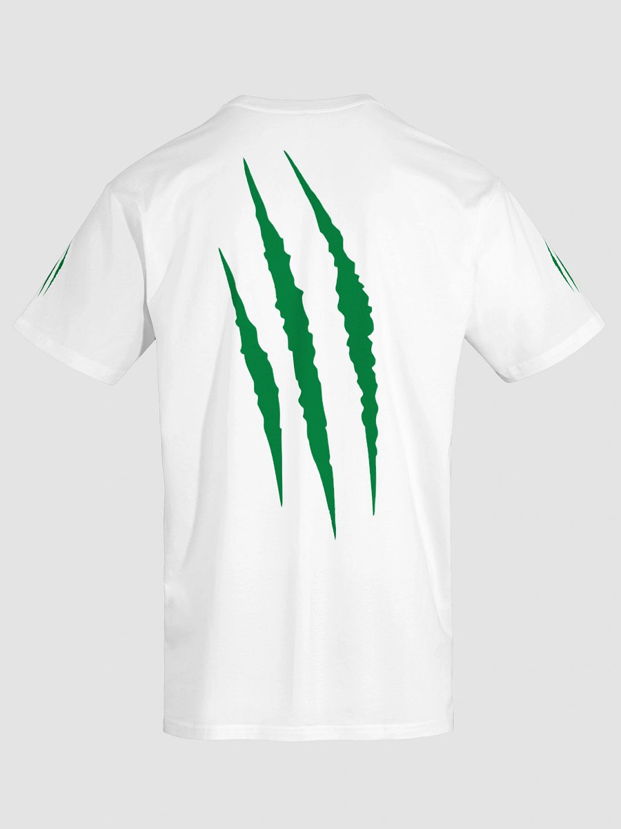 "Scratch Claws" (Green) AS Colour Unisex Premium T-Shirt product image (5)
