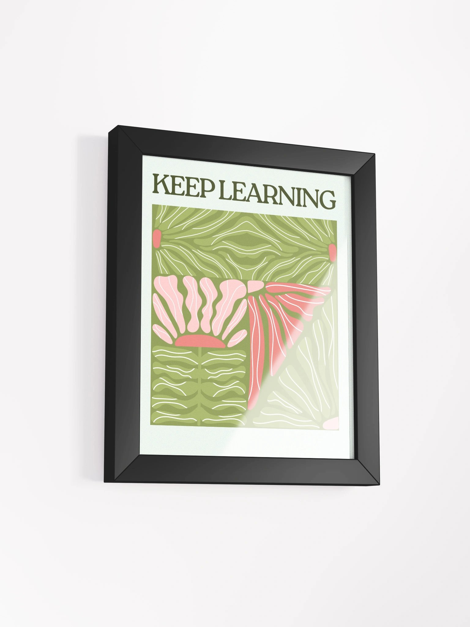 Keep Learning Framed Poster product image (2)