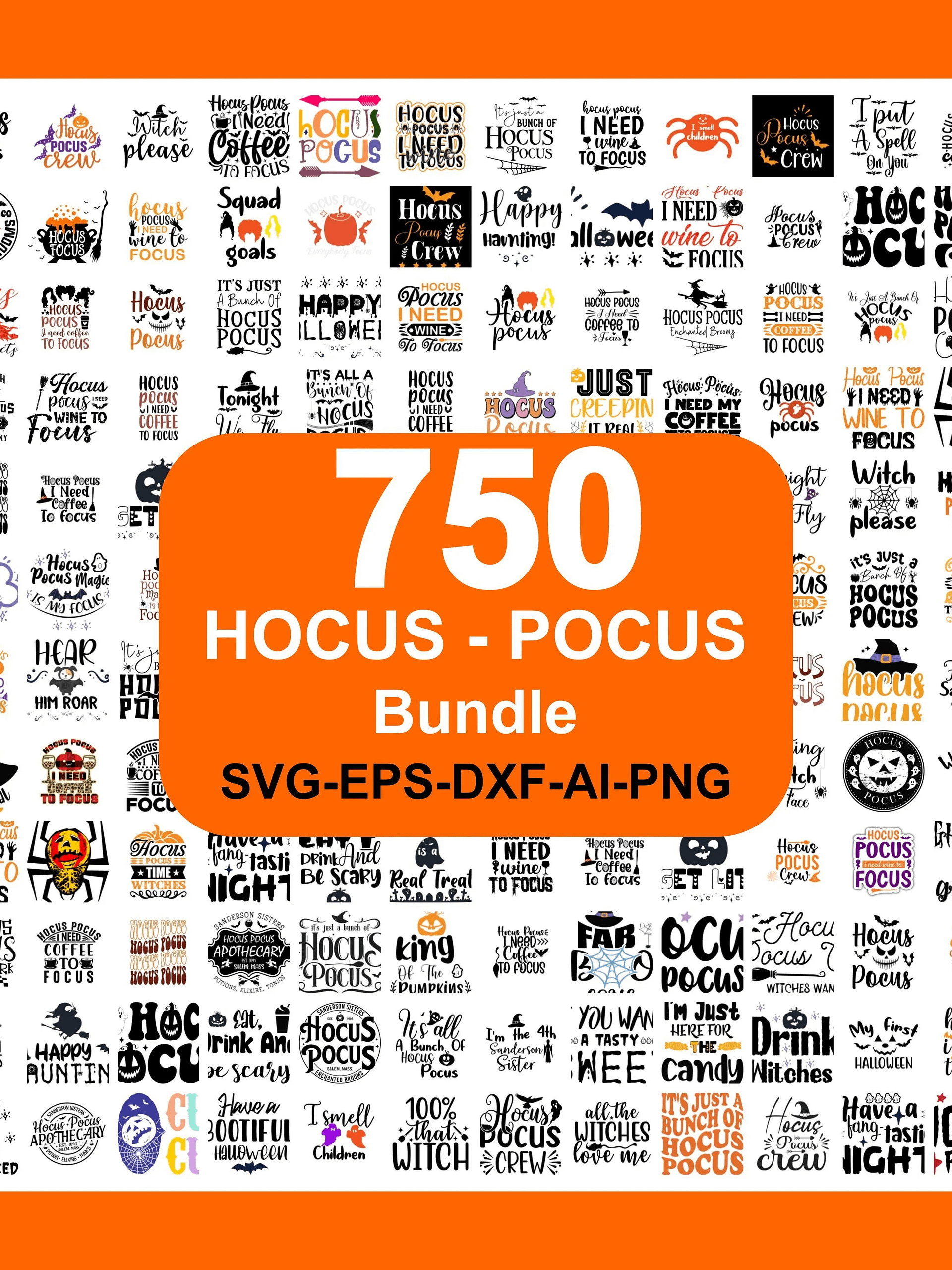 Hocus Pocus SVG PNG Bundle Black Flame Candle Company Sanderson Sisters SVG product image (1)