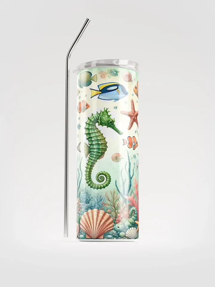 Oceanic Elegance Stainless Steel Tumbler product image (1)