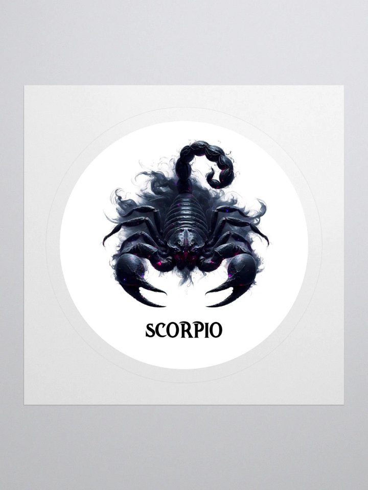 Mythical Scorpio Zodiac Round Sticker product image (3)
