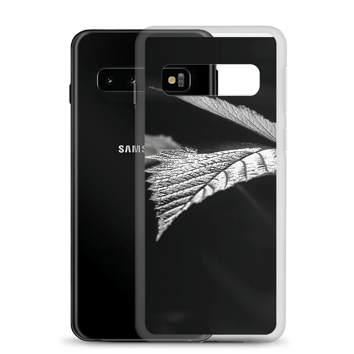 Sunlight on a Salmonberry Leaf Samsung® Clear Case product image (2)