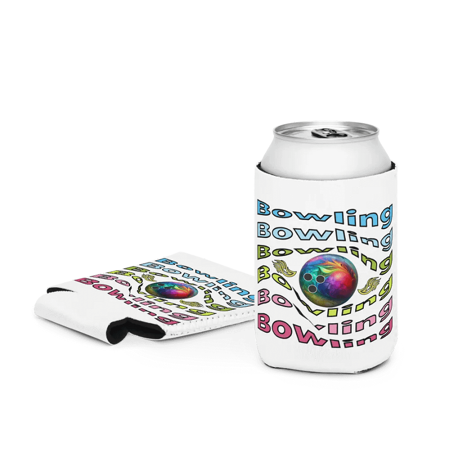 Bowling Swirl Wave Can Cooler product image (3)
