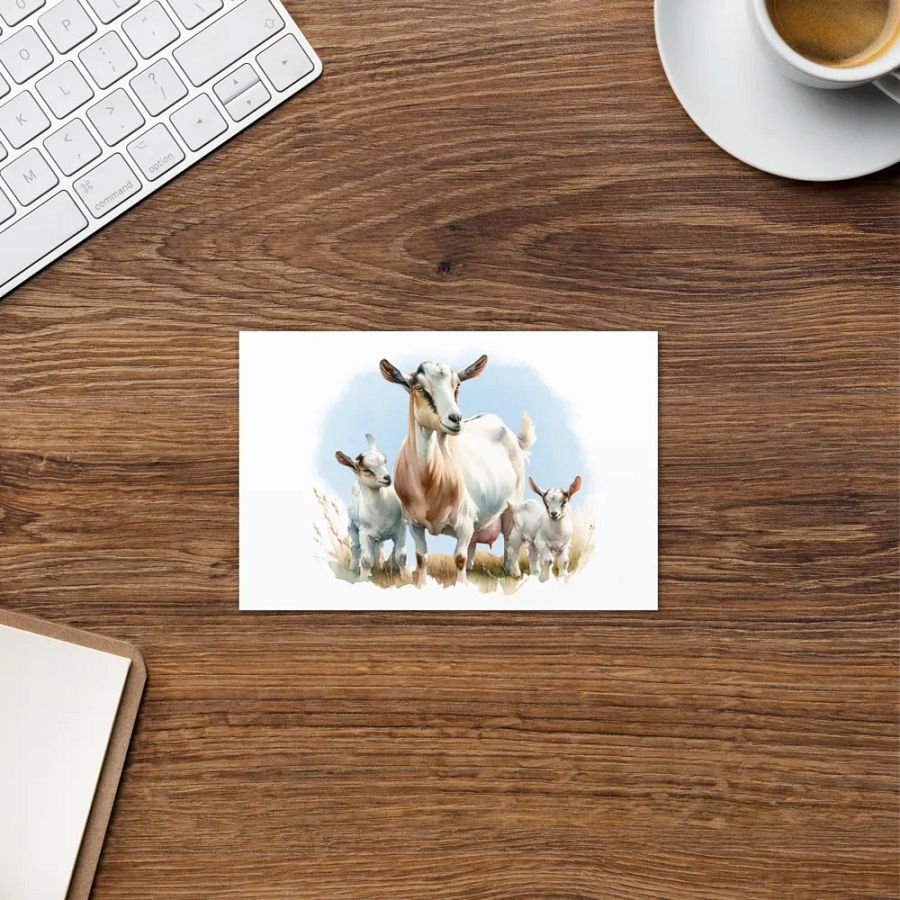 Nigerian Dwarf Mama - Greeting Card product image (7)