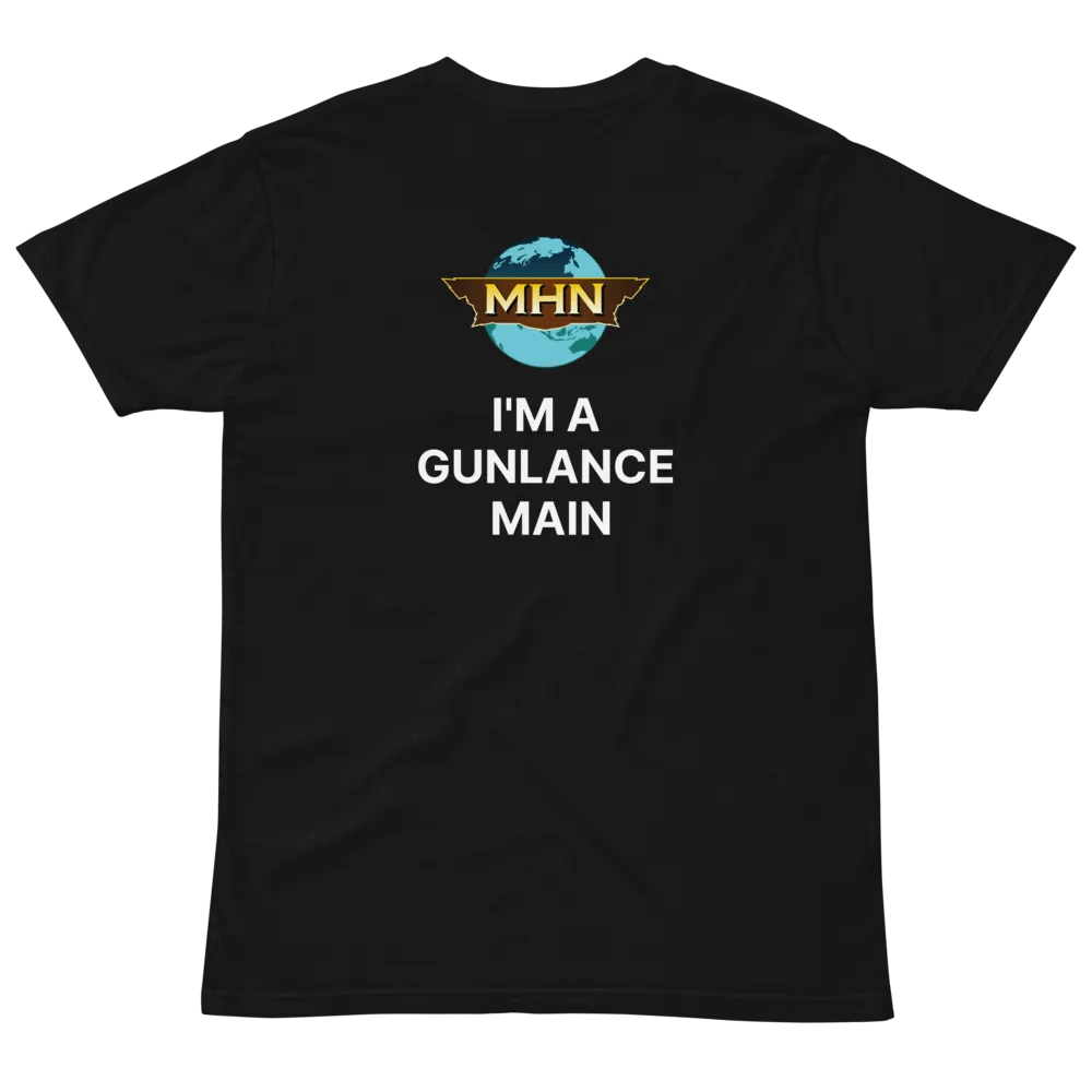 Copy of Gunlance Main MHN Emblem Unisex T-Shirt Black/Grey/Navy product image (4)