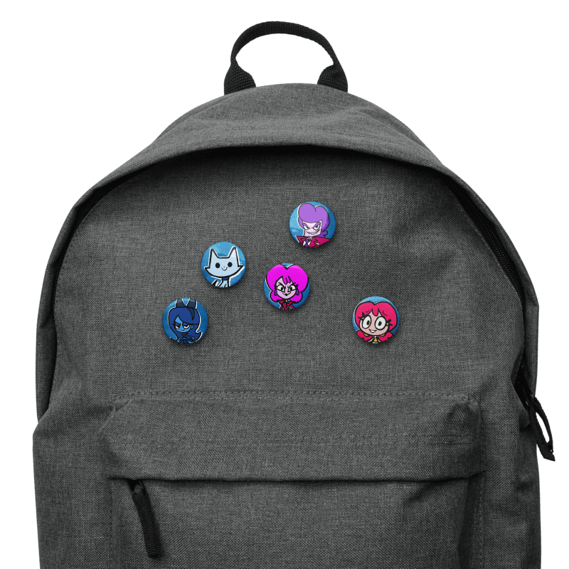 Shiver and Frostbite Pin Buttons Set product image (9)