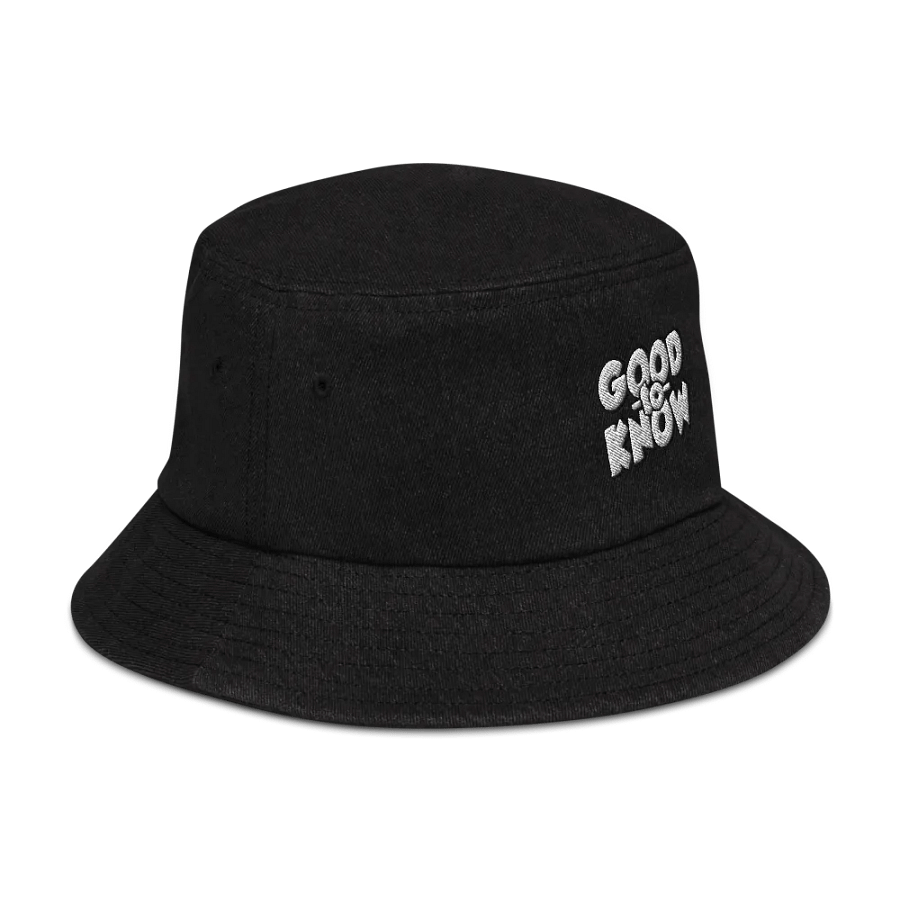 Good to Know Denim Bucket Hat product image (3)