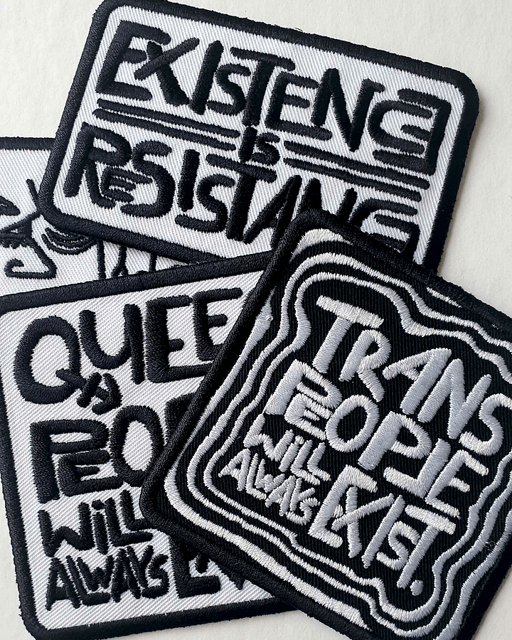 QUEER PEOPLE WILL ALWAYS EXIST. Patch product image (2)
