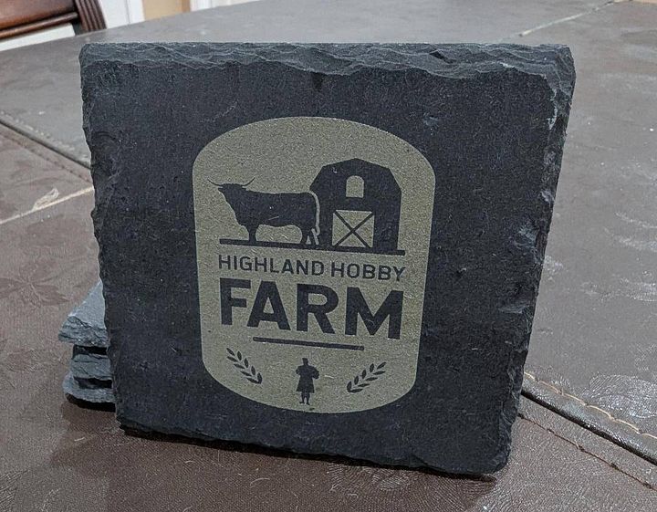 Highland Hobby Farm Slate Coaster product image (1)