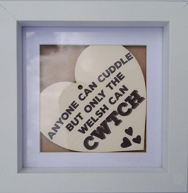 White Framed Crafts