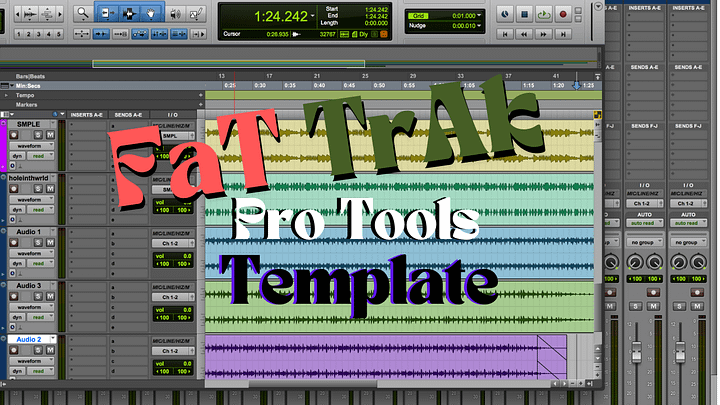 FaT TrAk Pro Tools Track Out Template product image (1)