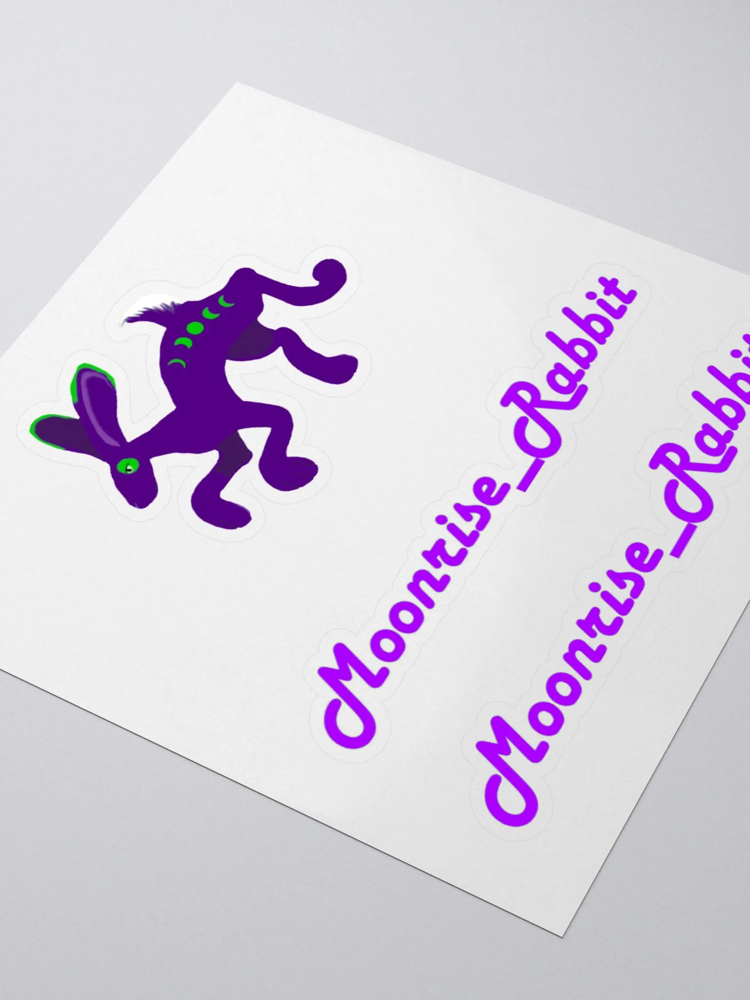 Moonrise Rabbit Brand Sticker product image (3)