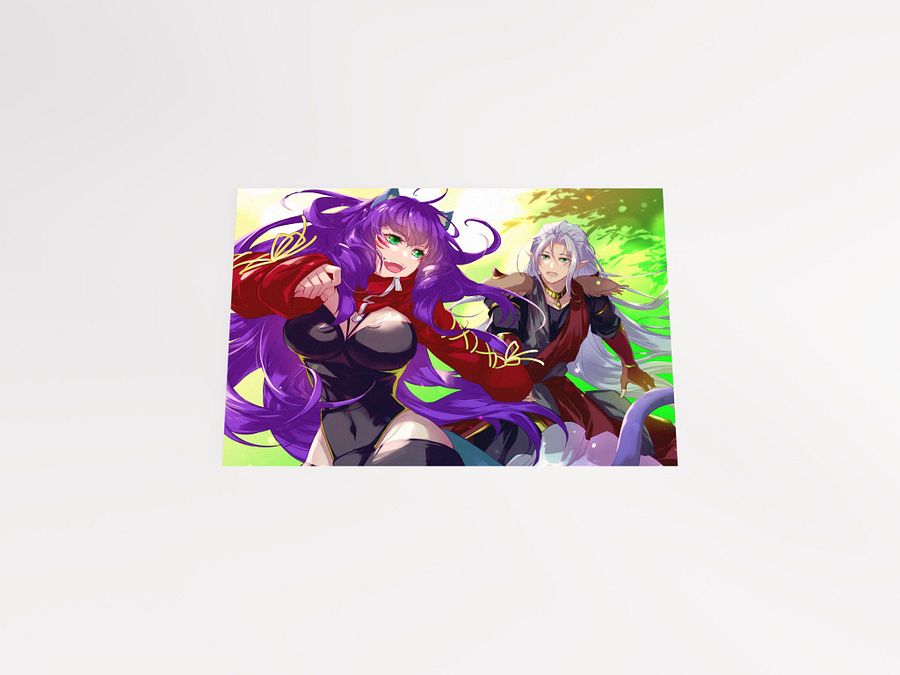 Wily Cat and Loyal Dog Print product image (5)