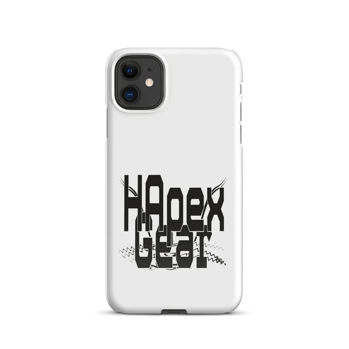 Black HApex Gear Black Logo - White- Snap Case for iPhone® product image (2)