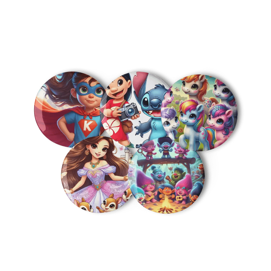 Festive Girl Party Pin Set product image (11)