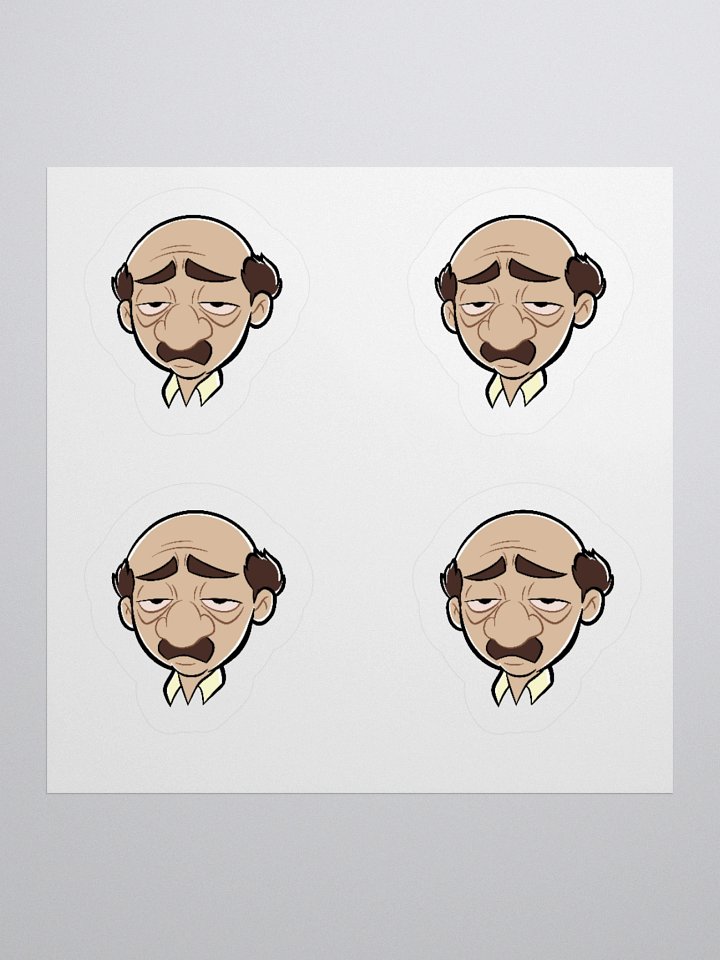 🧃 Harut Face Sticker Sheet (3x3") product image (1)