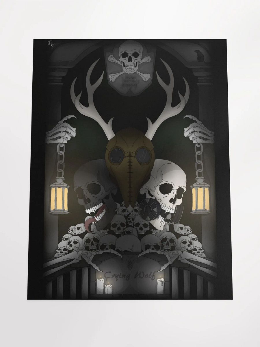 "Mors Mecum Ambulat" Plague Runners Poster product image (8)