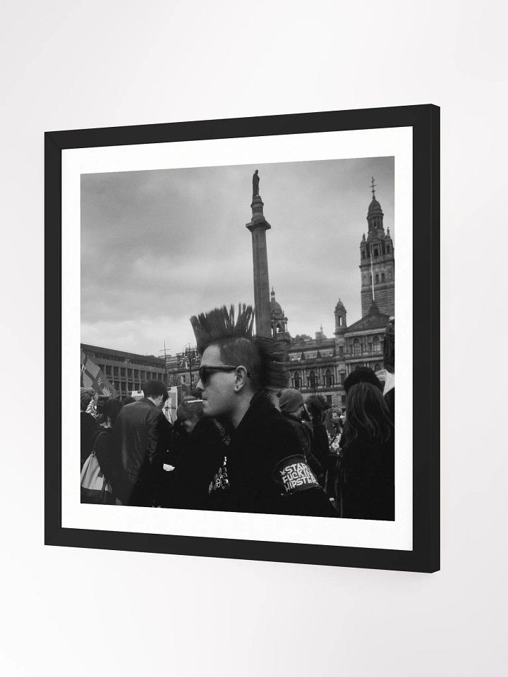 Framed Square Print Street Photograph Punk product image (2)