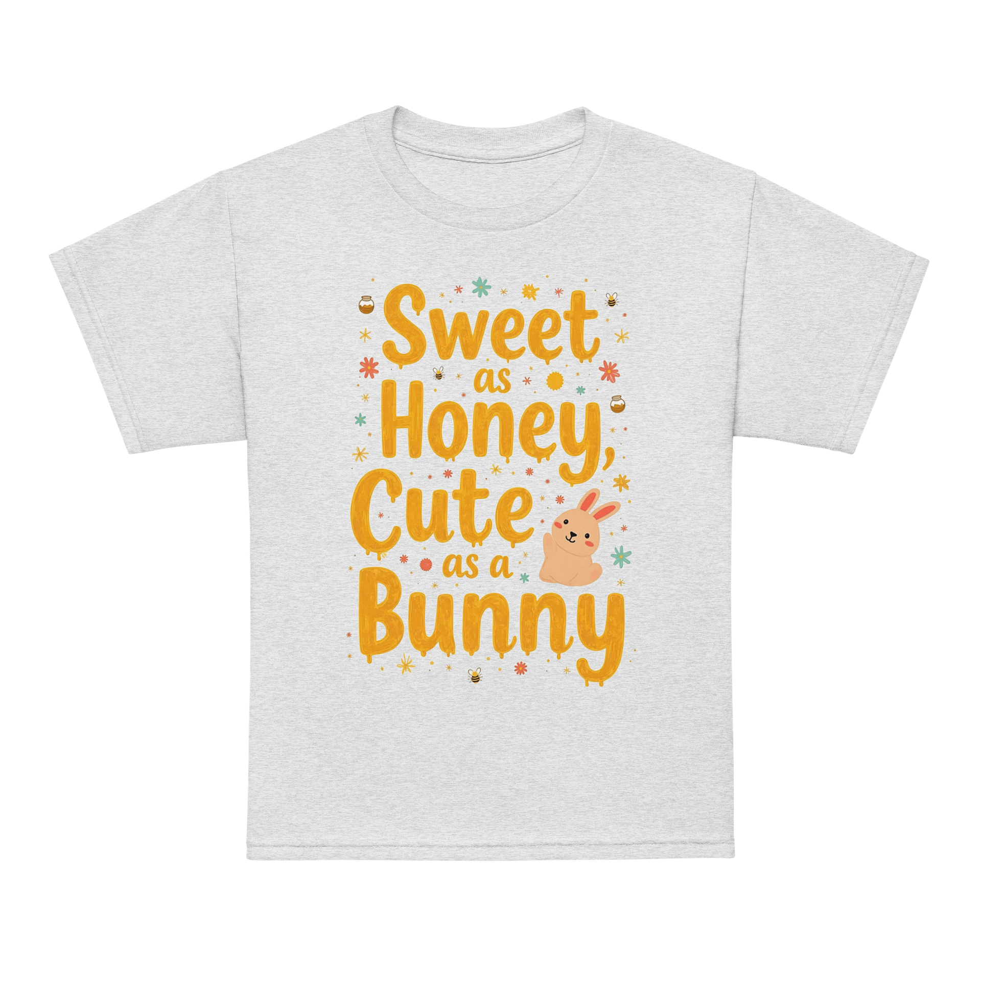 Sweet as Honey, Cute as a Bunny Youth Sports Tee product image (71)