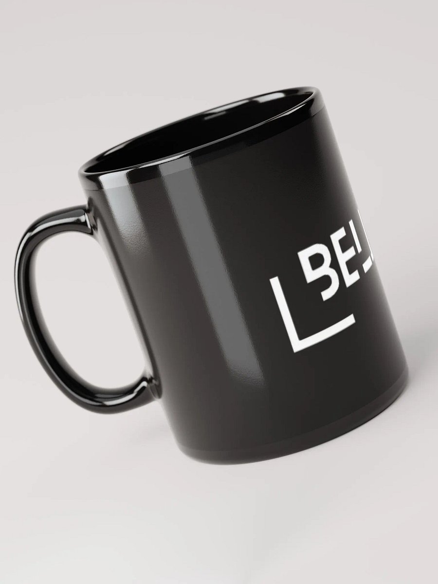 Believe Black Glossy Mug product image (6)
