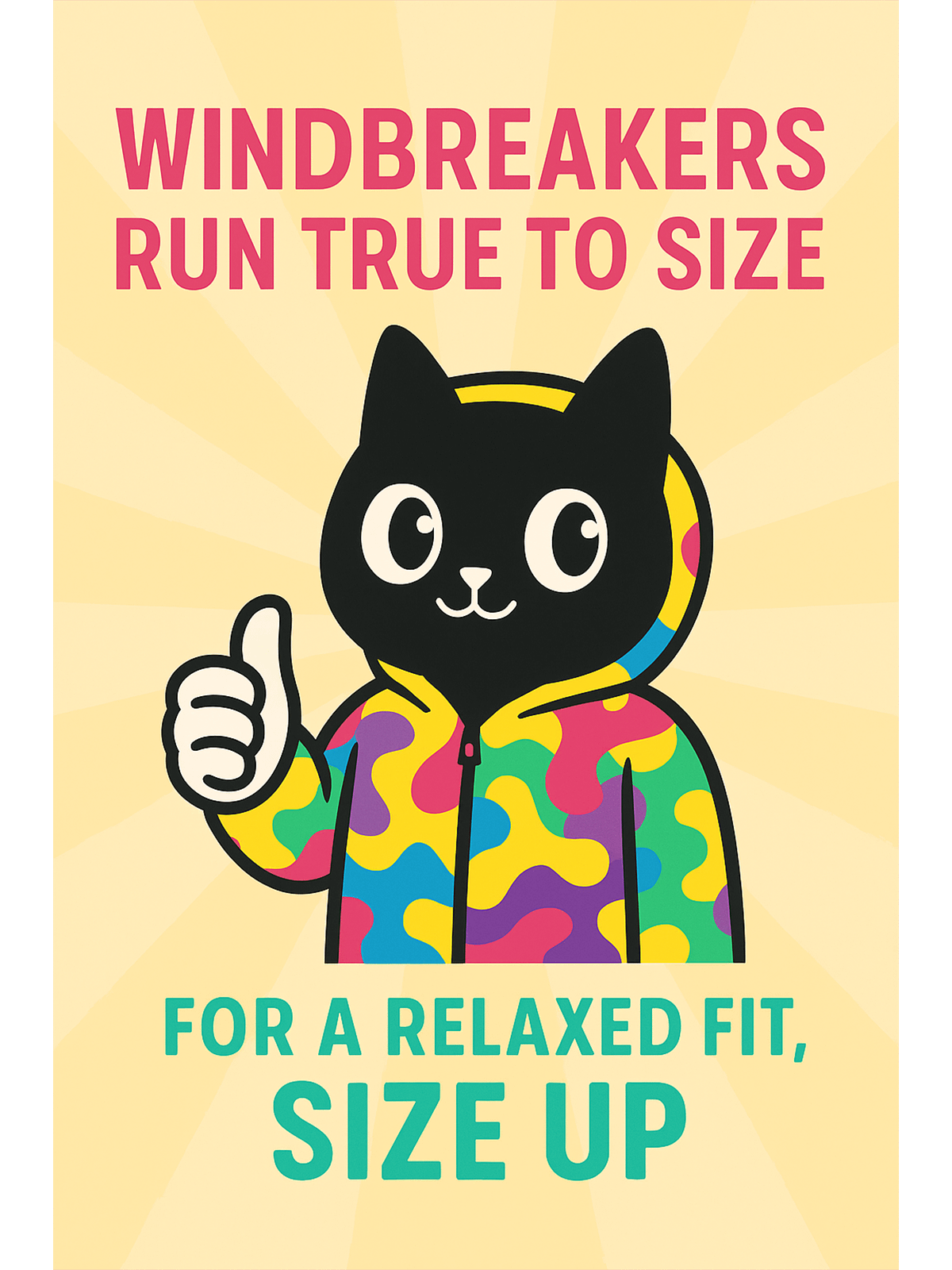 Astropop Galaxy Run – Windbreaker product image (3)