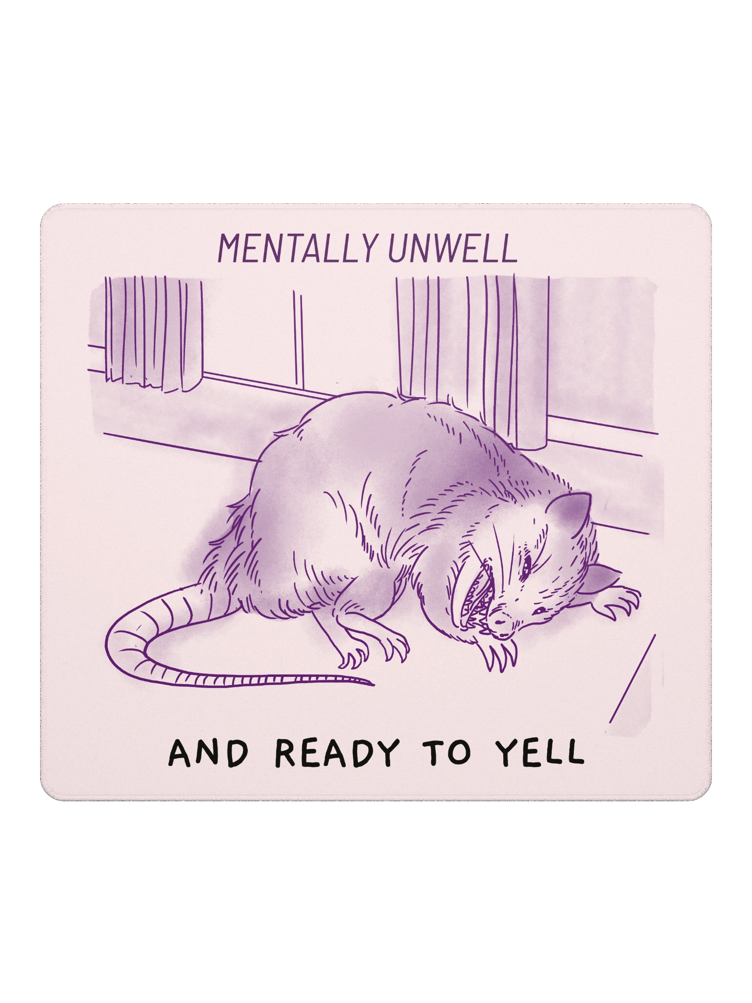 Mentally Unwell Mousepad product image (2)