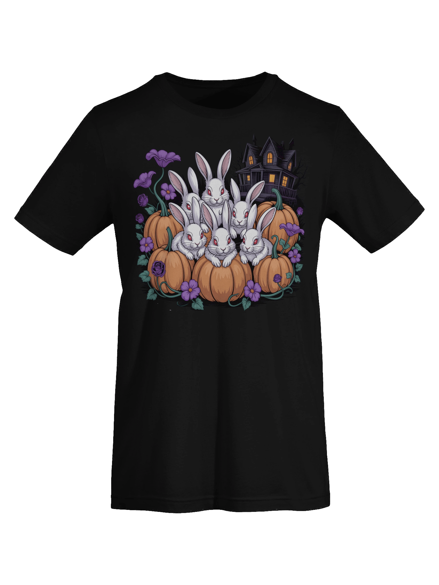 Rabbit Patch Halloween T-Shirt product image (28)
