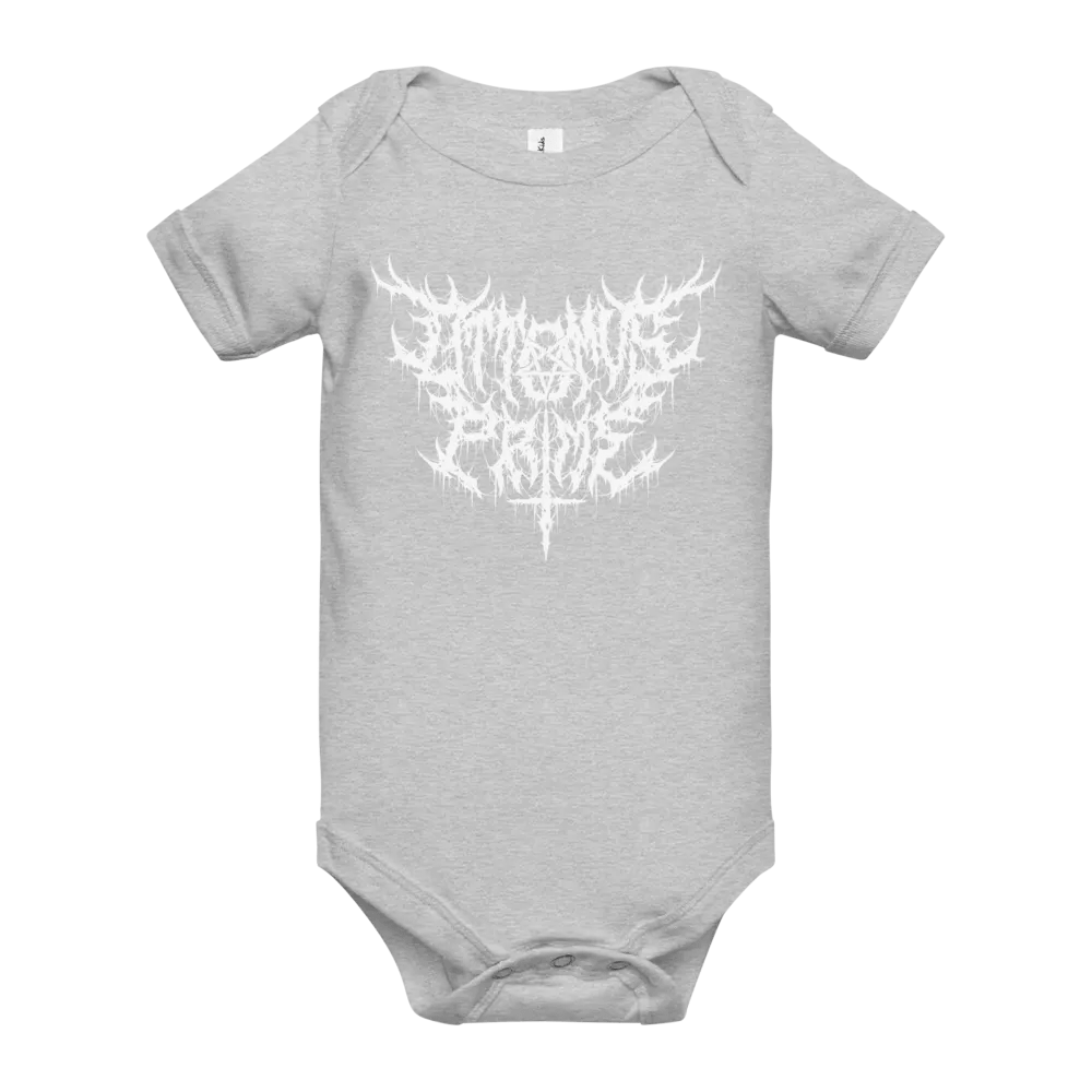 Toddler Onesie - Metal Logo (White) product image (40)