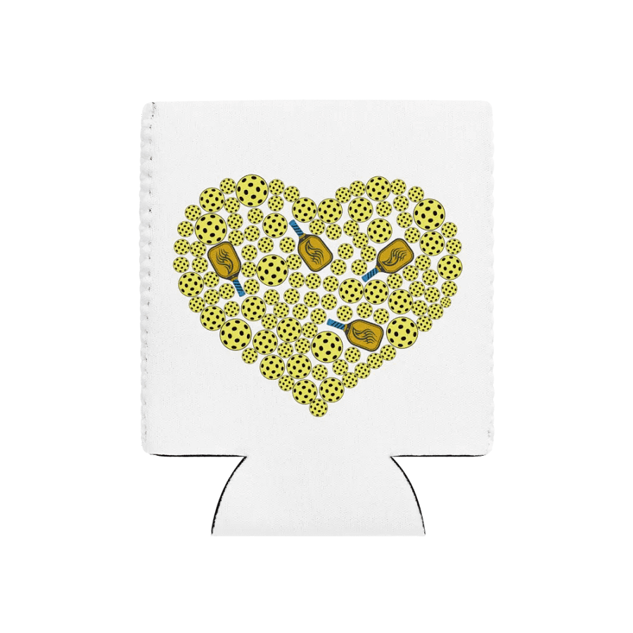 Pure Heart Pickleball Heartfelt Coozie Can Cooler product image (1)