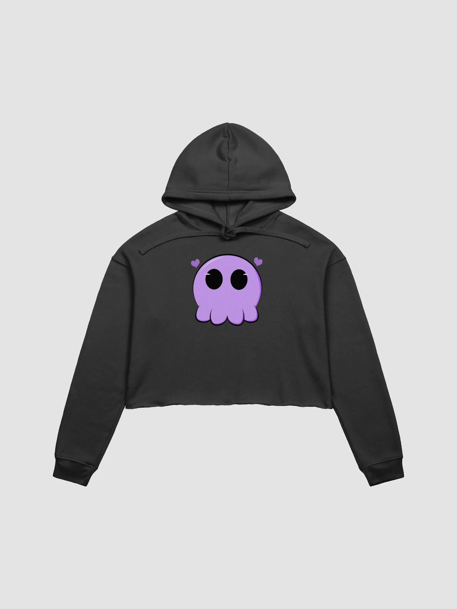 Scruffles Heart Fleece Crop Hoodie product image (1)