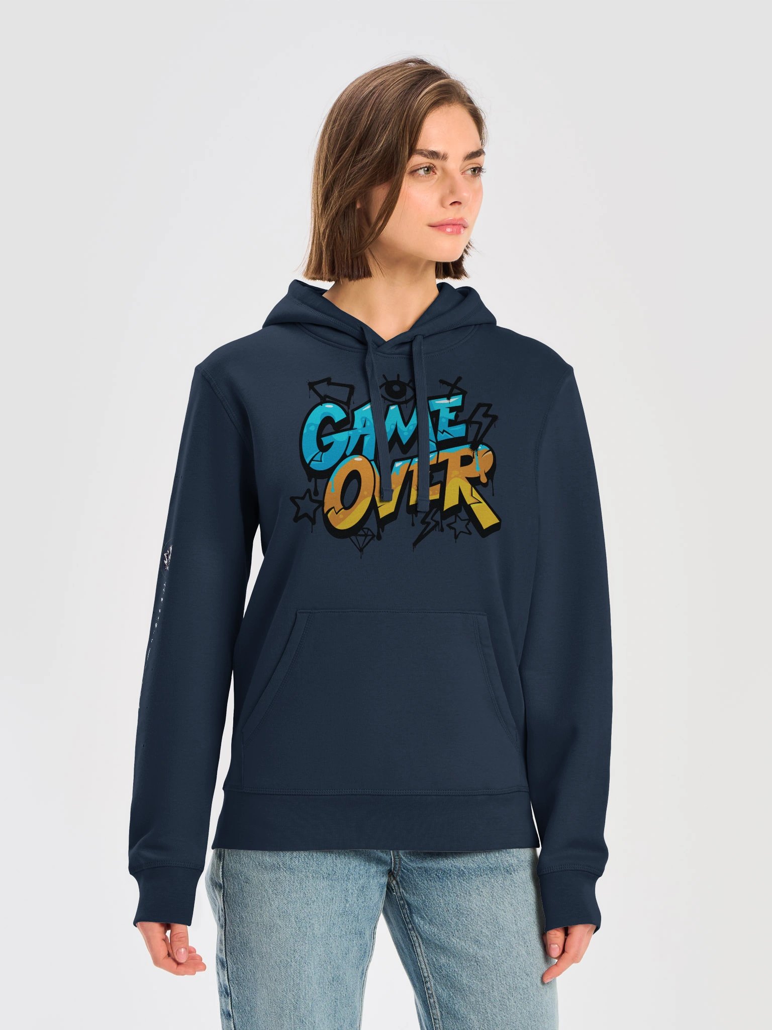 Game Over Organic Hoodie product image (27)